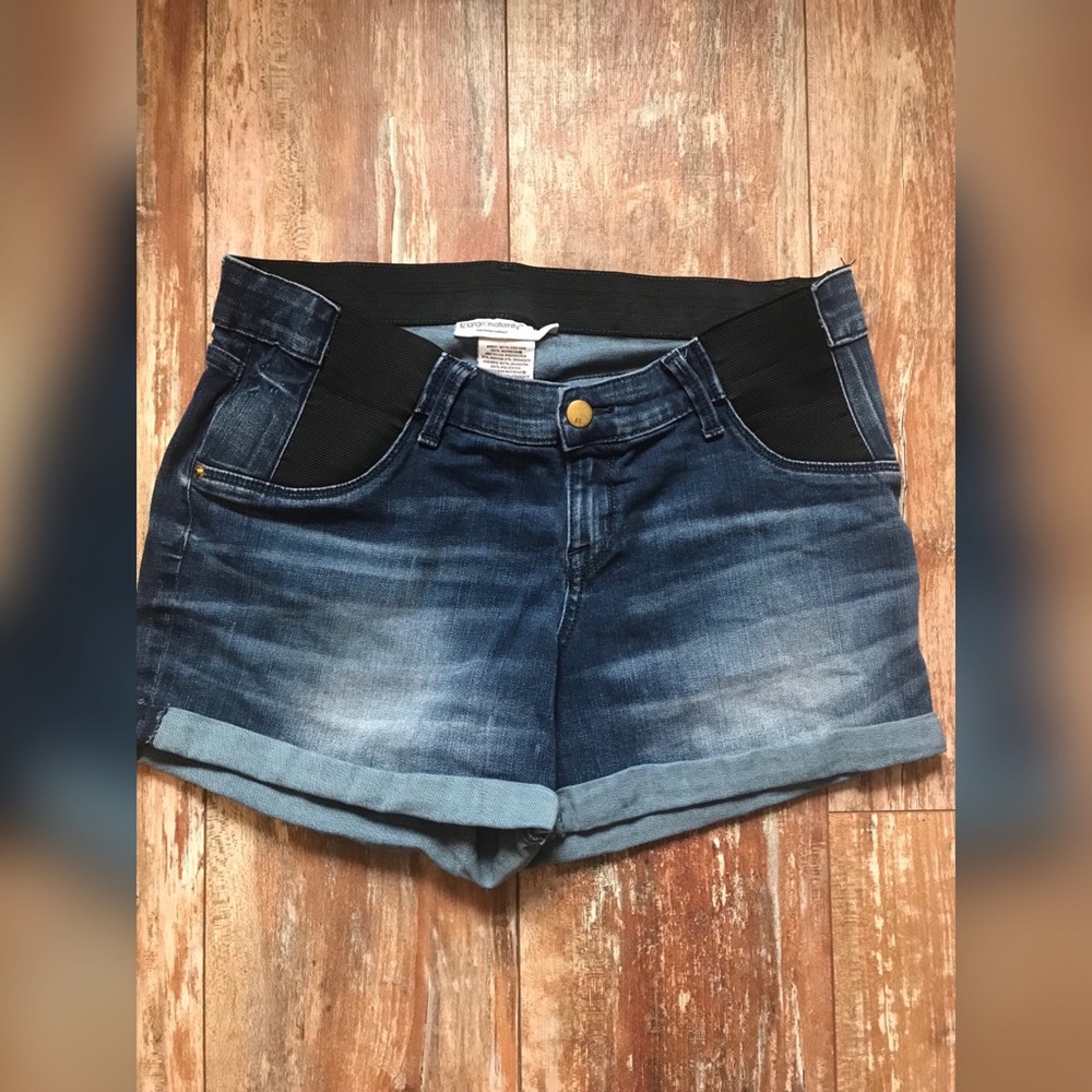 Liz Lange Denim Maternity Shorts